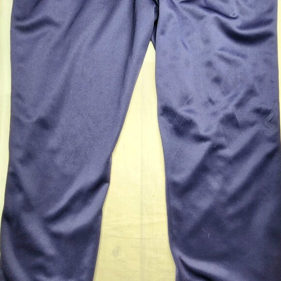 VTG Nike The Athletic Dept.  Warm Up Pants Dark Blue w/ Yellow Stripes Size XL - Picture 11 of 11